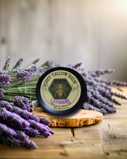 Honey Tallow Balm – Lavender (.4 oz Travel Tin)