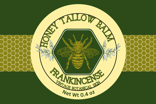 Honey Tallow Balm – Frankincense (.4 oz Travel Tin)