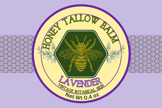 Honey Tallow Balm – Lavender (.4 oz Travel Tin)